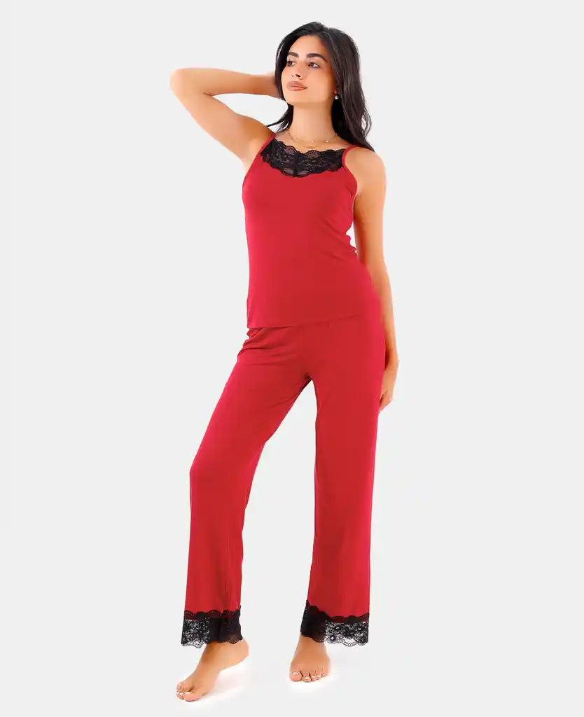 Ghalia Red Pajamas