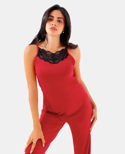 Ghalia Red Pajamas