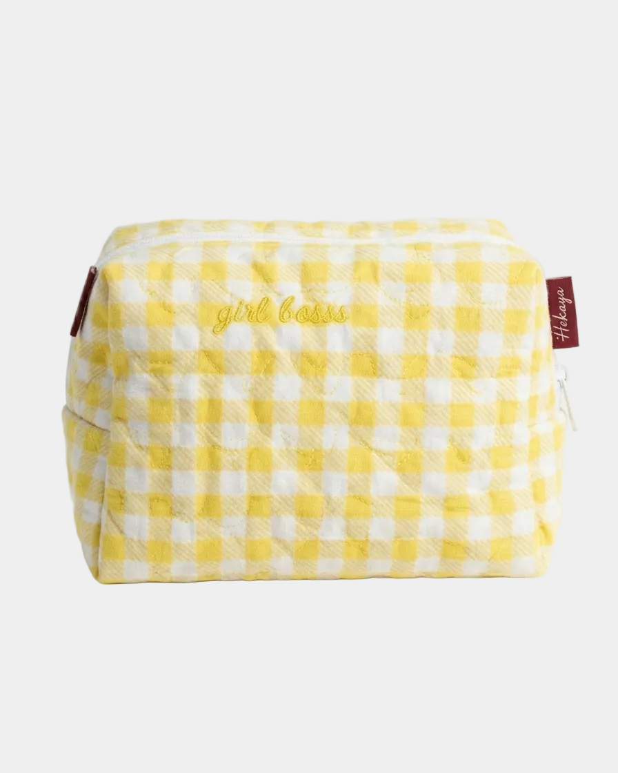Girl Boss pouch yellow